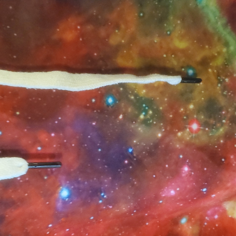 Red Night Sky hooded sweatshirt polyester multicolor L/XL - Picture 3 of 3